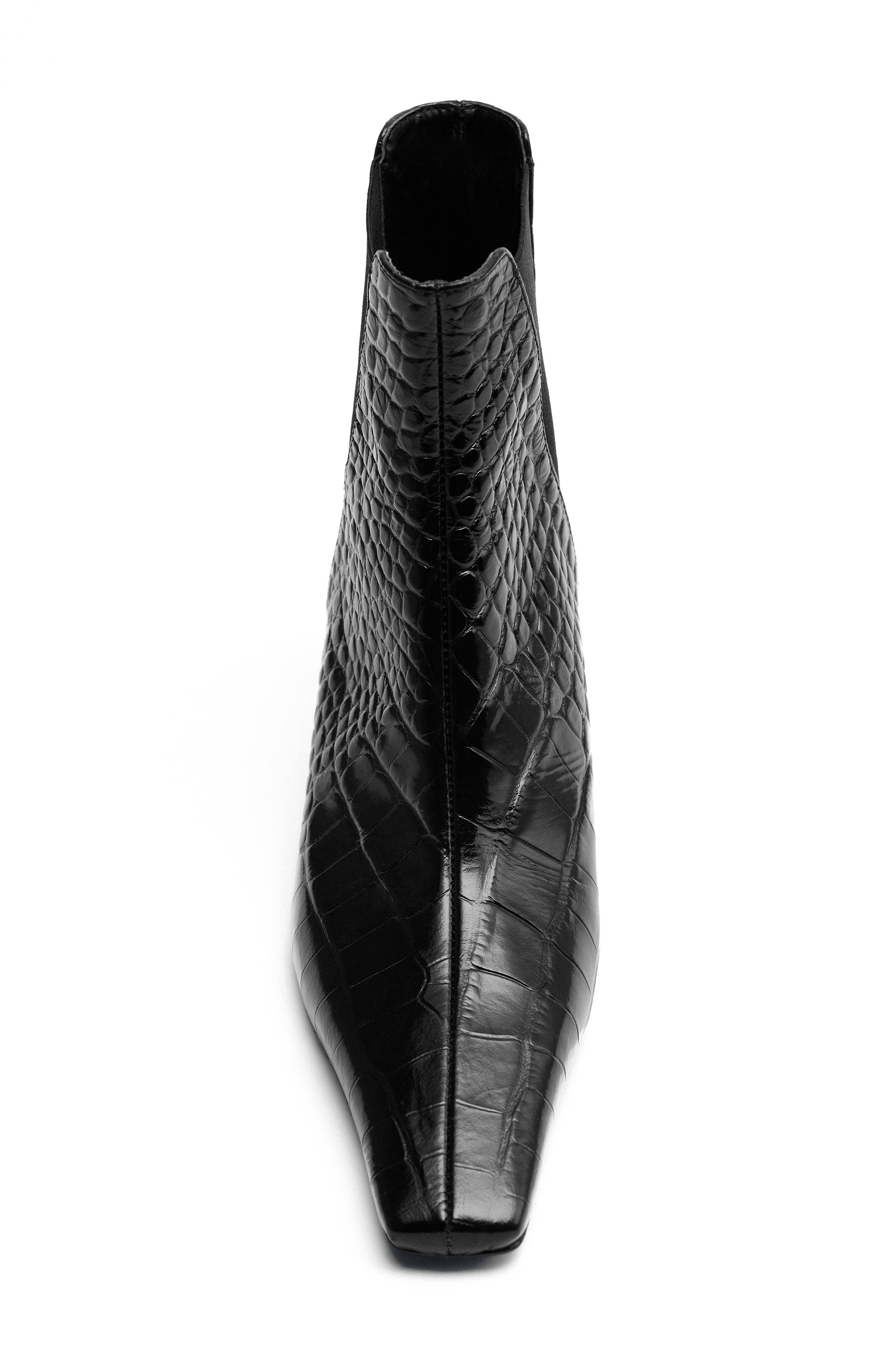 Kitten Heel Chelsea Boot, Alternate, color, BLACK