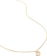 Monica Vinader Initial Pendant Necklace