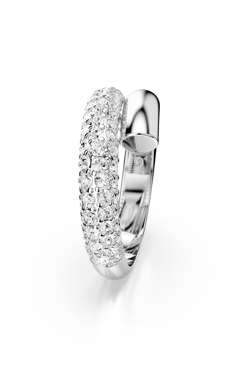 Swarovski Dextera Cocktail Ring, Alternate, color, Silver
