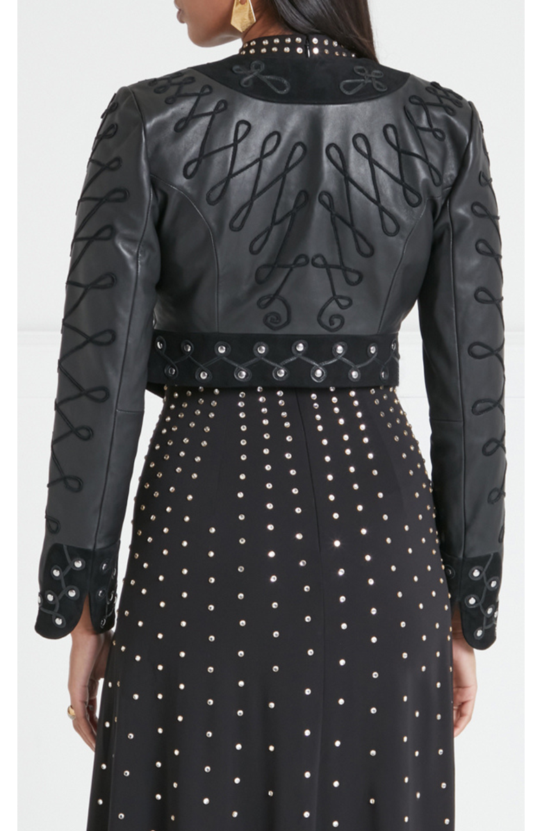 Temperley London Pablo Jacket, Alternate, color, Black