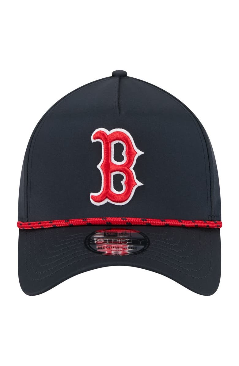 New Era Men's New Era  Navy Boston Red Sox 39THIRTY A-Frame Perforated Flex Hat, Alternate, color, Navy