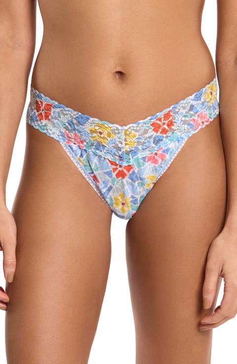 Print Original Rise Thong