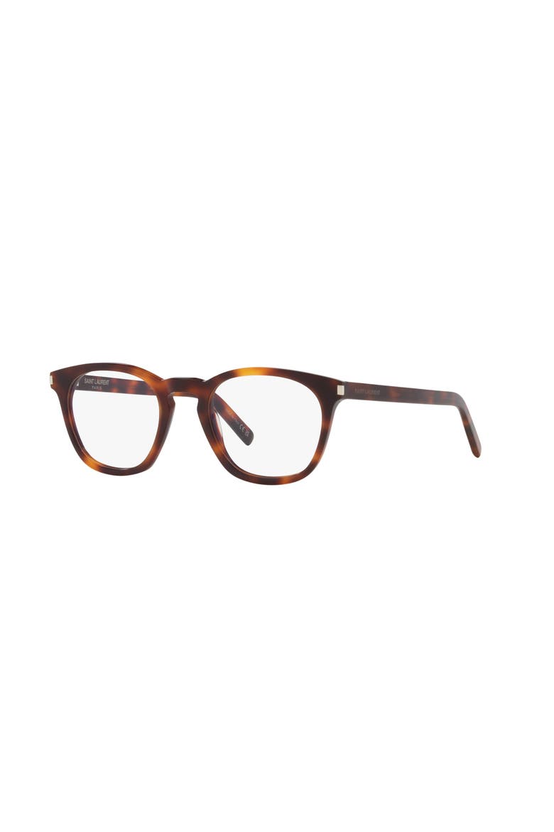50mm Round optical glasses, Main, color, Brown
