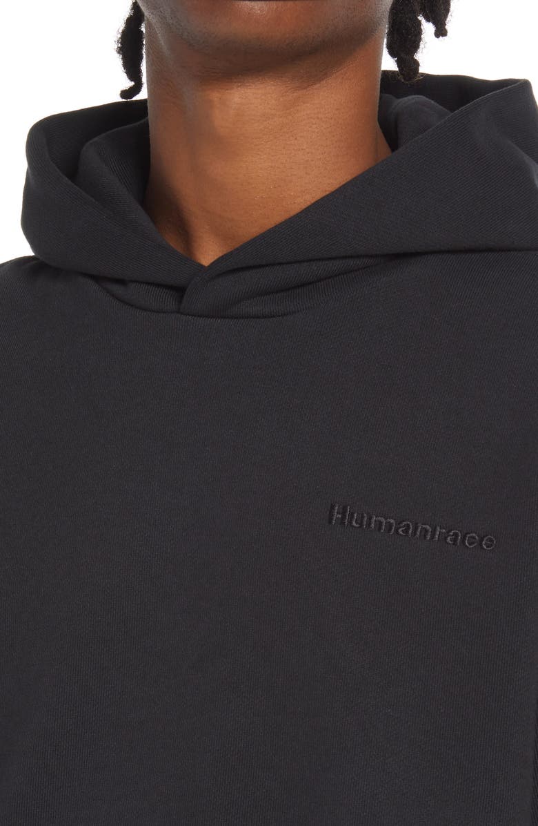 adidas Originals x Pharrell Williams Unisex Hooded Sweatshirt, Alternate, color, Black