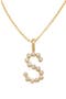  Gold Vermeil Initial S