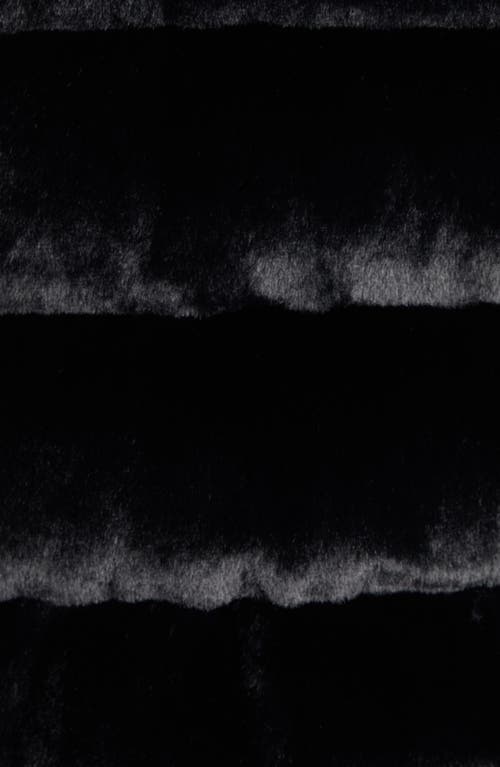 Moncler Andronne Embellished Faux Fur Down Jacket In Black