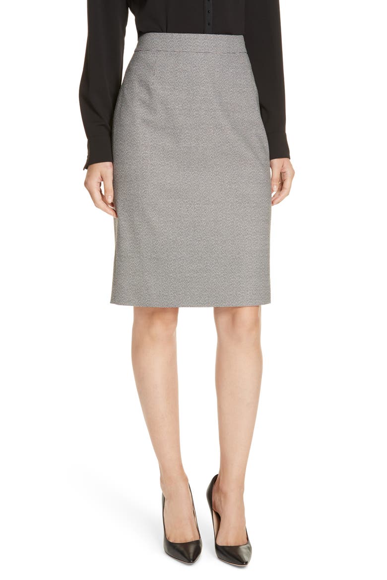 Virafia Suit Skirt, Main, color, BLACK FANTASY