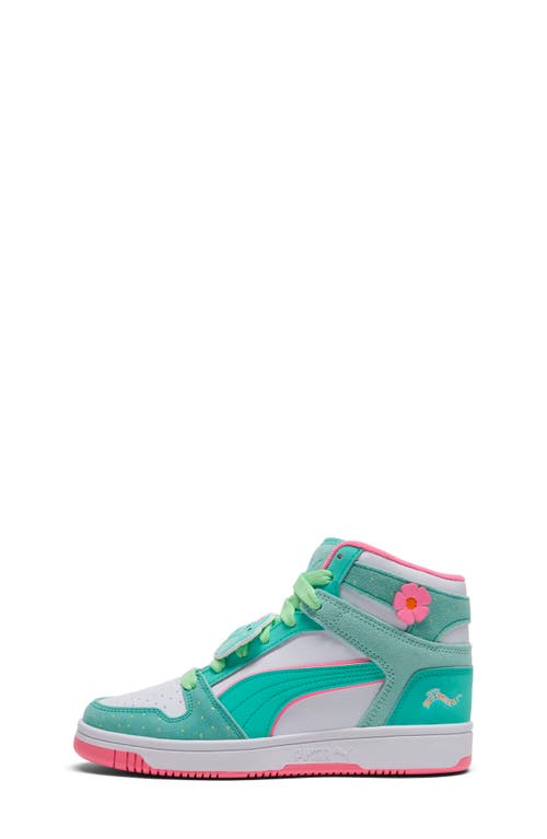 Puma Kids' Rebound Layup High Top Sneaker In Multi