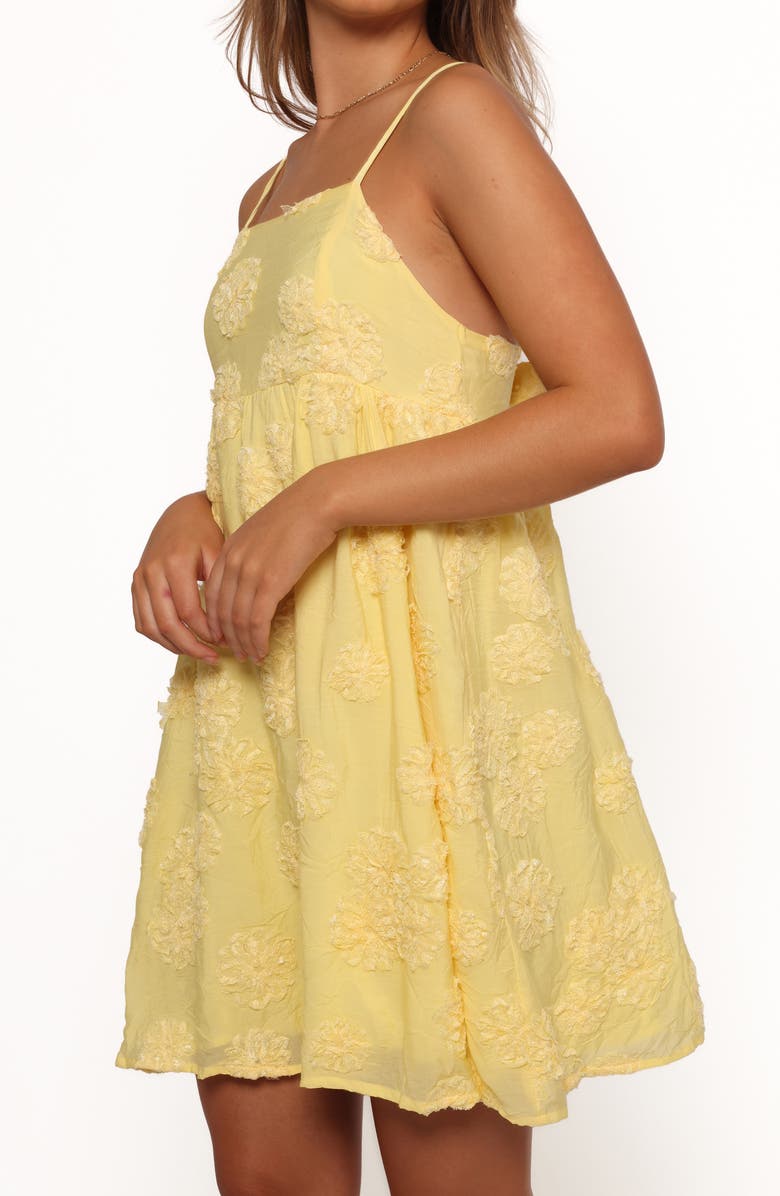 Petal & Pup Giana Embroidered Minidress, Alternate, color, Yellow