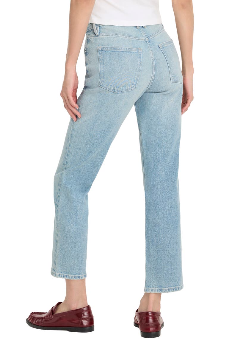 Good Icon High Waist Ankle Straight Leg Jeans, Alternate, color, INDIGO1137