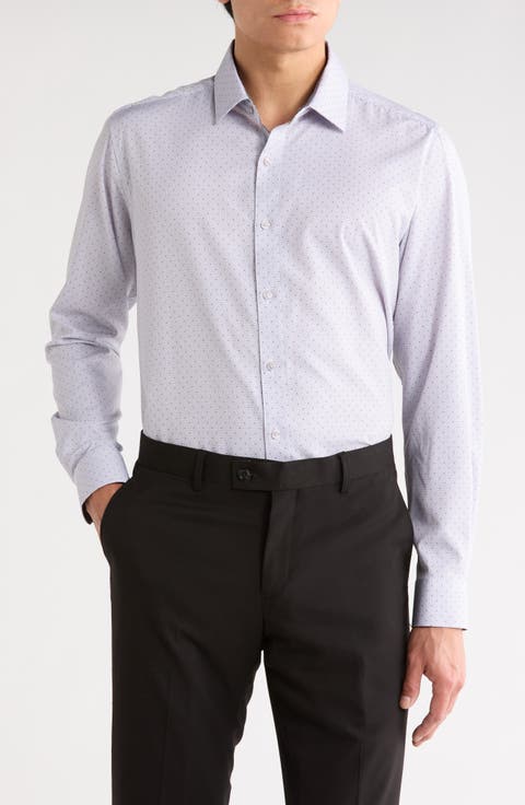 Slim Fit Performance 4-Way Stretch Dress Shirt