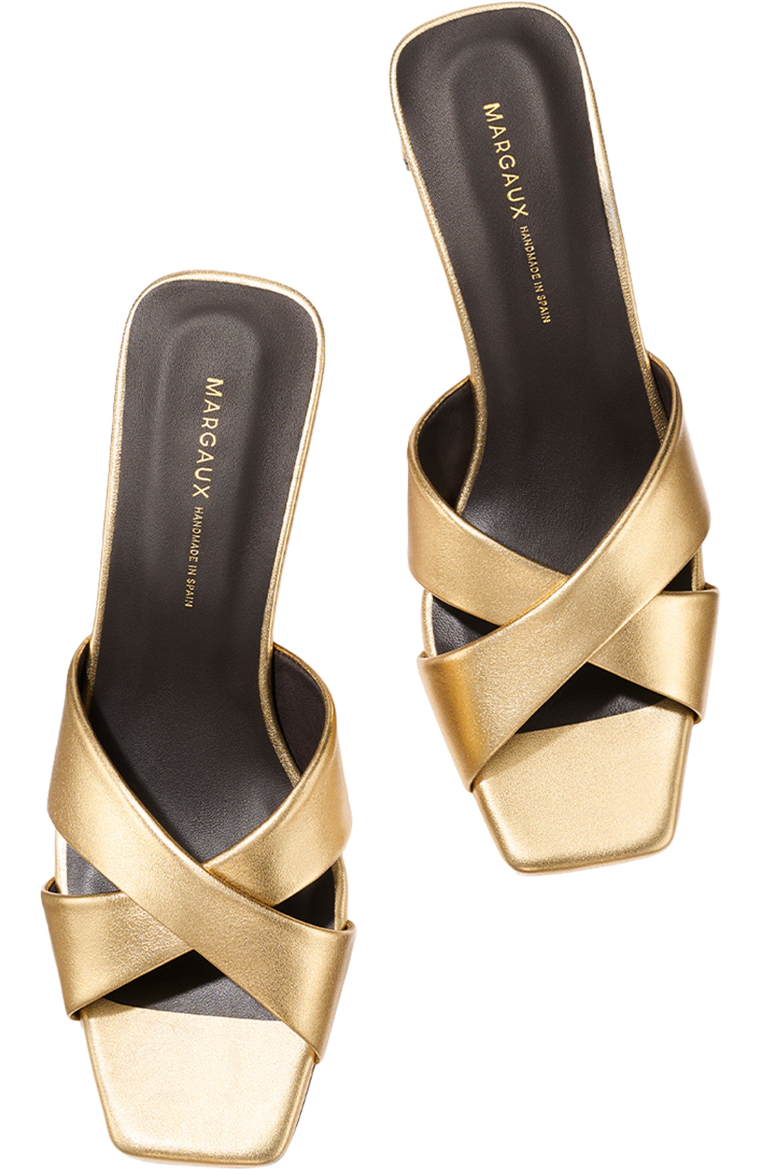 The Selene 50 Sandal, Alternate, color, Gold Nappa