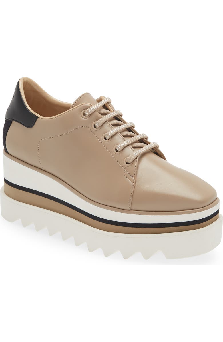 Stella McCartney Sneak-Elyse Platform Wedge Sneaker, Main, color,