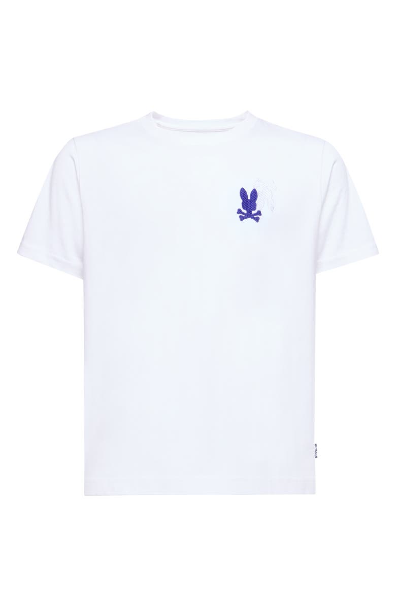 Psycho Bunny Kids' Pierce Embroidered T-Shirt, Main, color, 