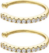 BEN ONI Set of 2 CZ Ear Cuffs