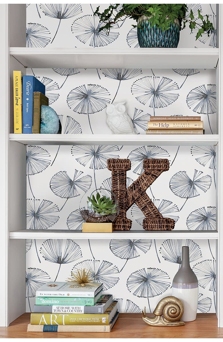 Wallpops Aya Peel and Stick Wallpaper, Alternate, color, Blue