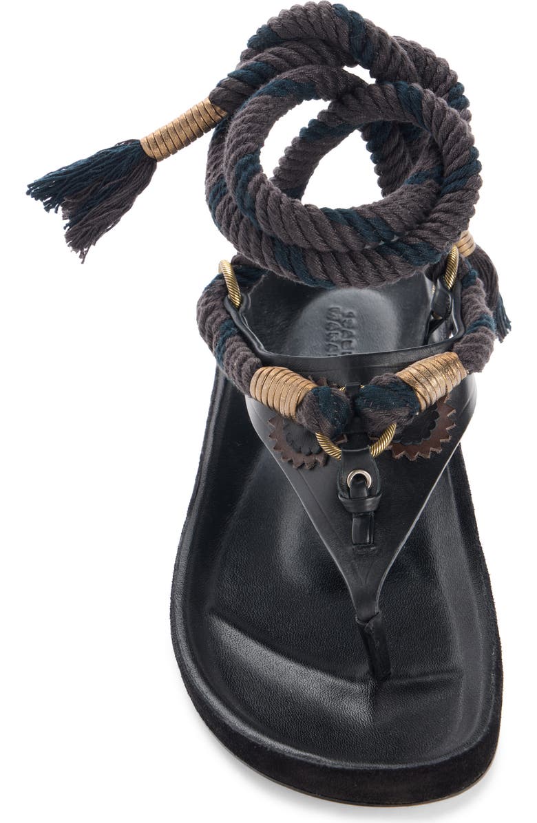 Isabel Marant Onyna Rope Sandal, Alternate, color, 01Bk Black
