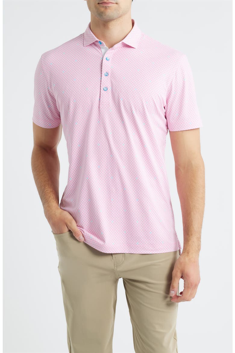 Parson Performance Jersey Polo, Main, color, PUNCH