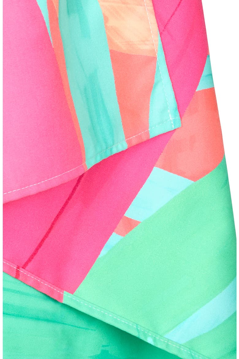Quick Dry Beach Towel, Alternate, color, HOT TROPICS