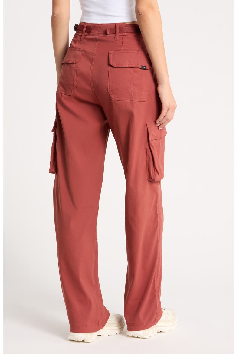 Zion Cargo Pants, Alternate, color, RED OCHRE
