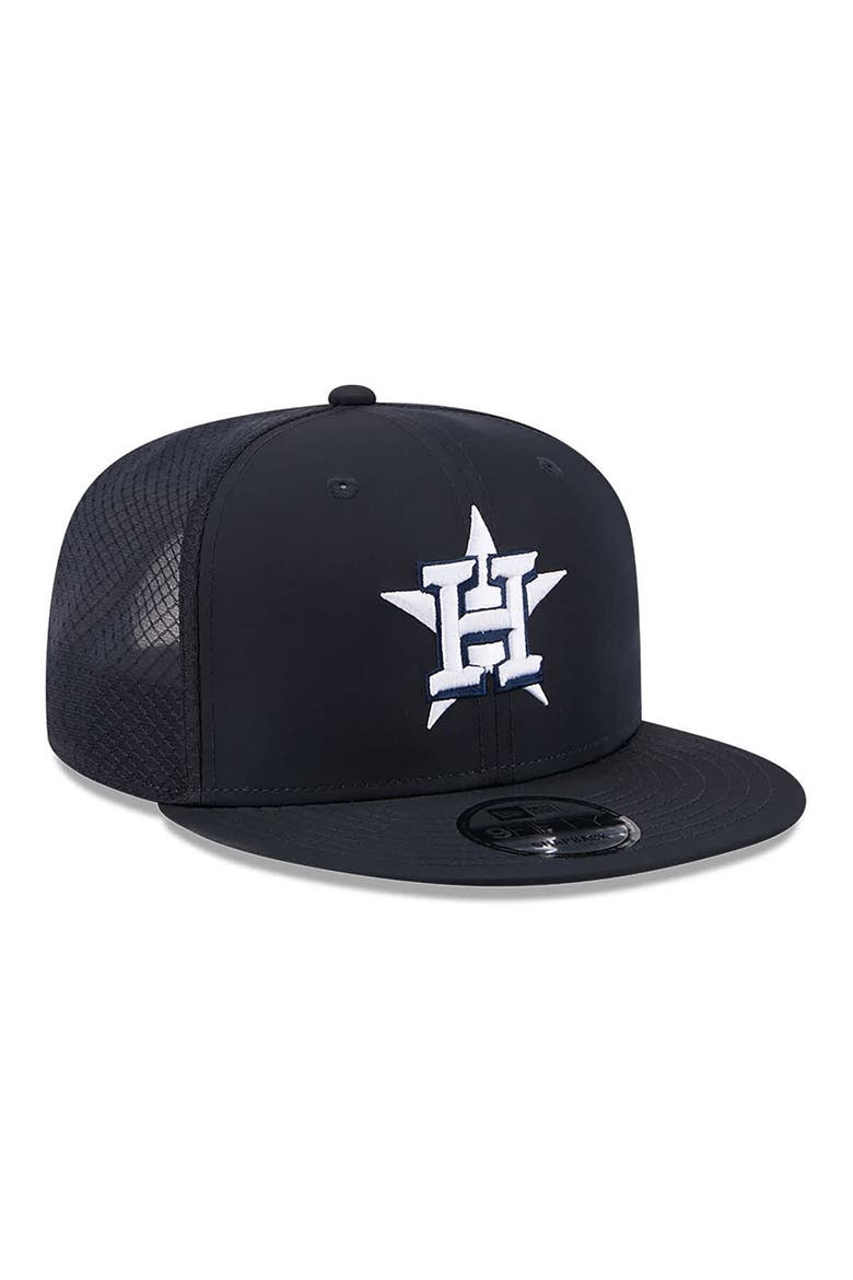 Men's New Era Navy Houston Astros 2026 Batting Practice 9FIFTY Snapback Hat, Alternate, color, Navy