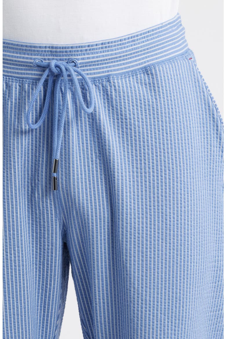 Pinstripe Seersucker Pajama Pants, Alternate, color, BLUE STRIPE