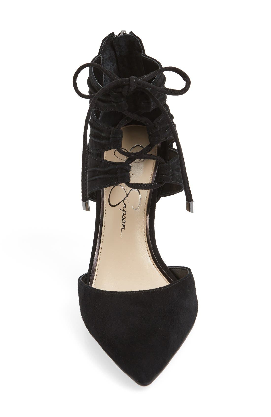 Jessica Simpson 'Caleya' Lace Up Pump, Alternate, color, 