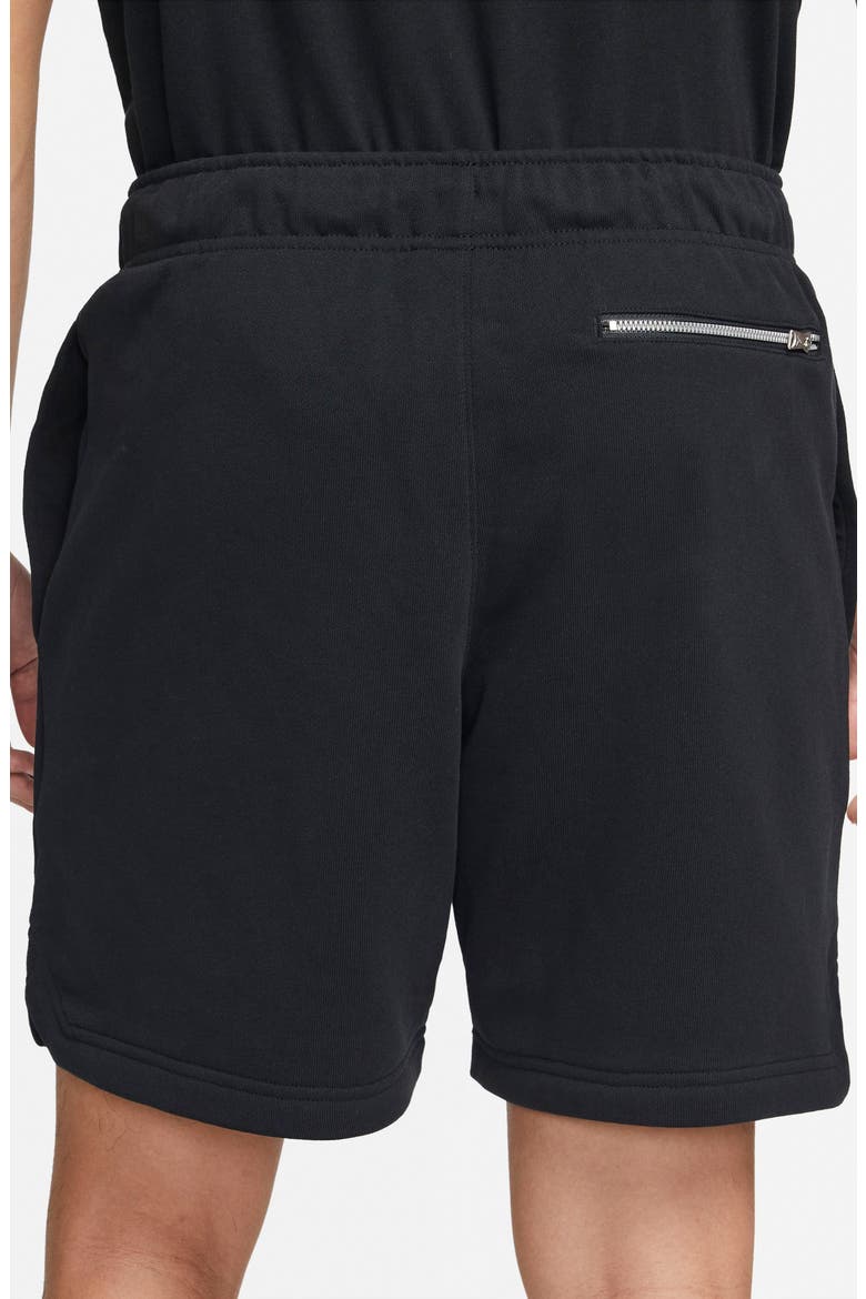 Essential Fleece Shorts, Alternate, color, BLACK/ SAIL