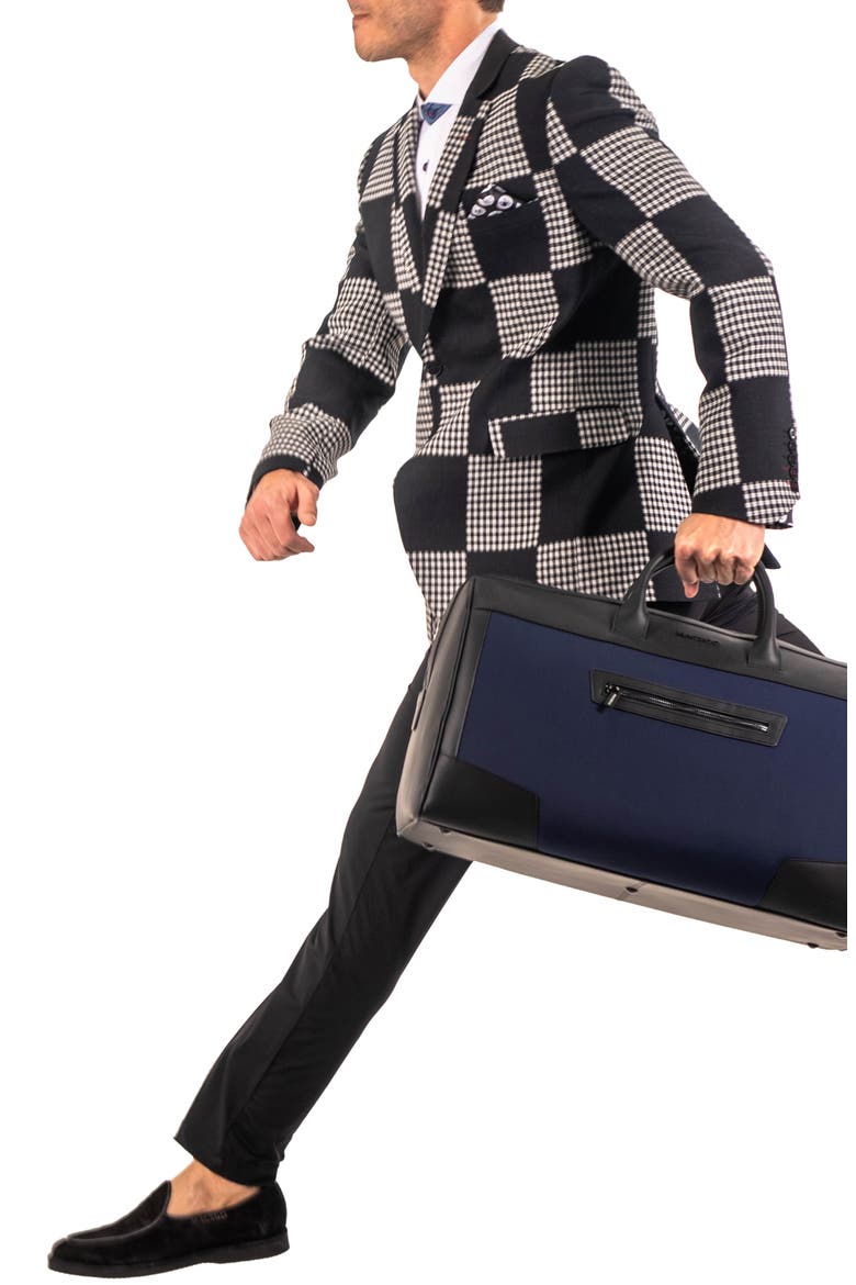 Socrate Evo Resistance75 Checkerboard Blazer, Alternate, color, BLACK
