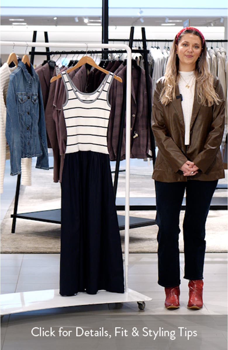 Mixed Media Maxi Dress, sales video thumbnail