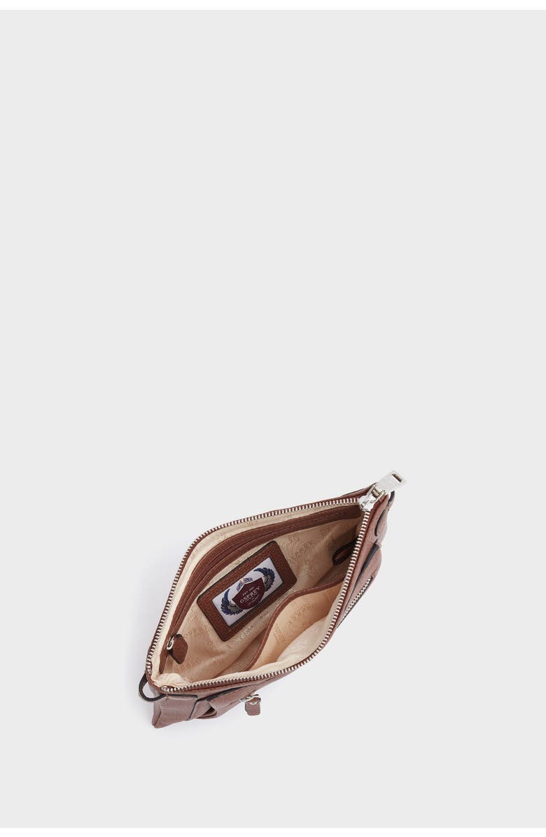 Osprey London The Ruby Leather Crossbody Bag, Alternate, color, Tan