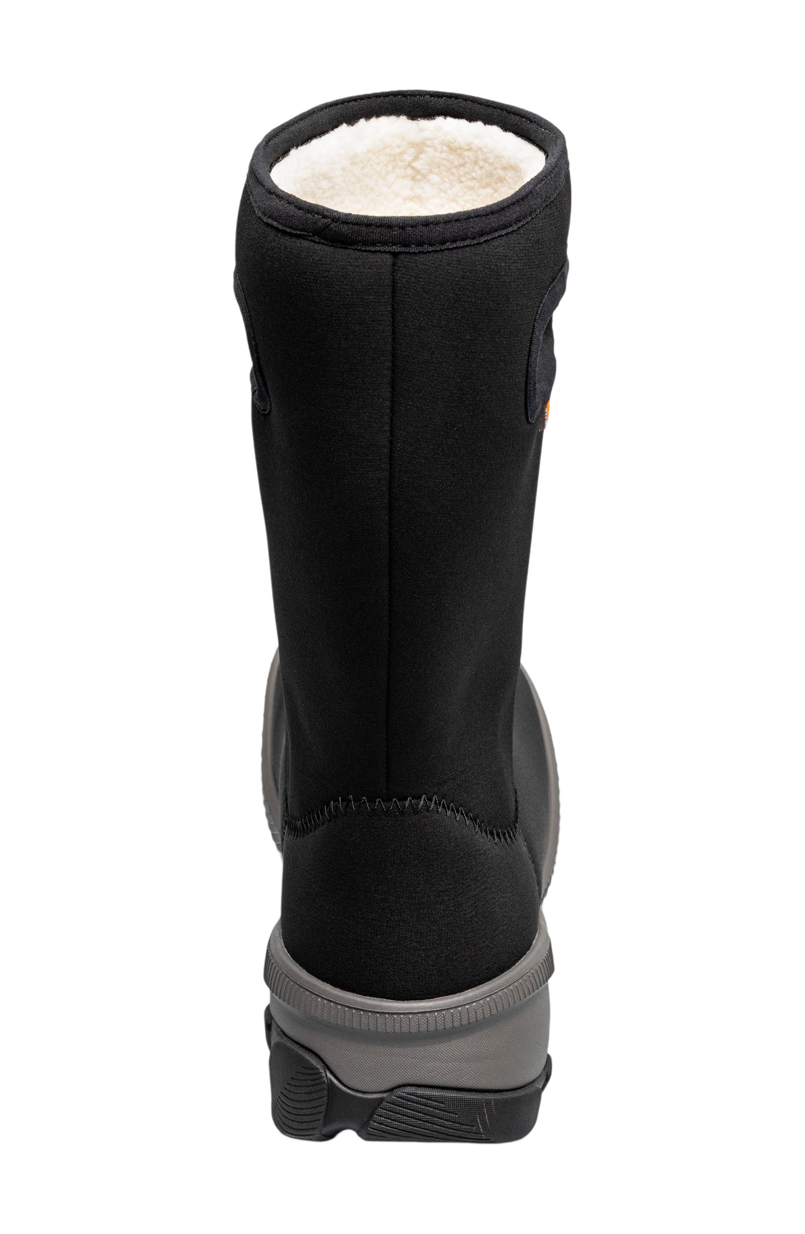 Coral Tall Waterproof Boot, Alternate, color, BLACK/ GRAY
