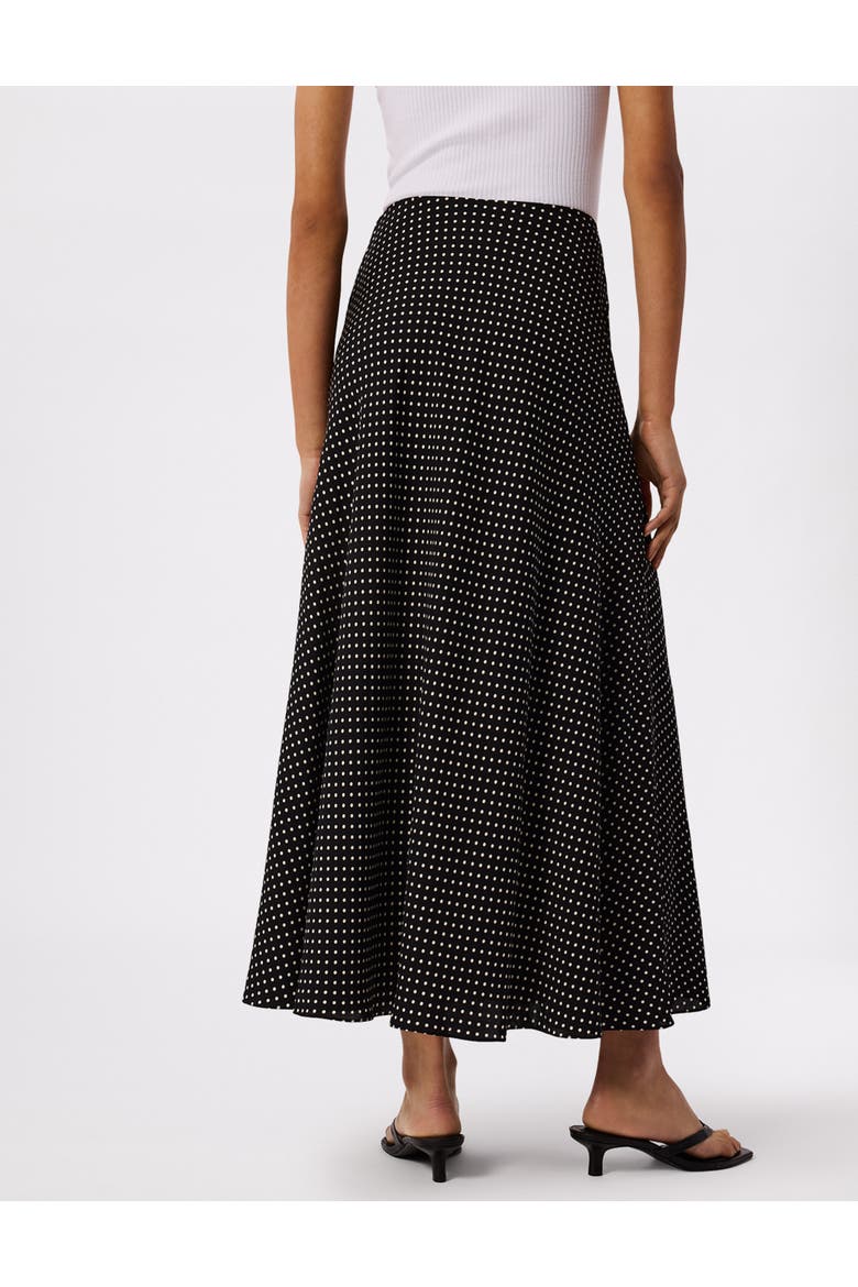 High Rise Maxi Skirt, Alternate, color, Blk/White