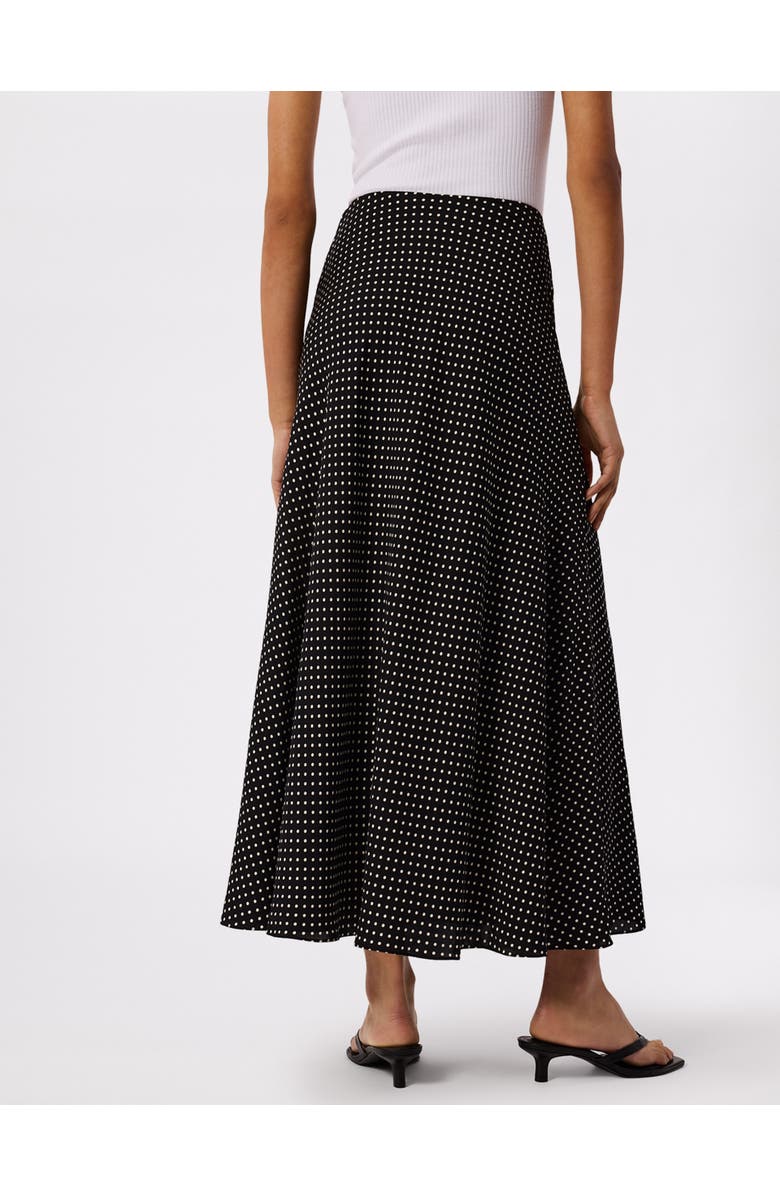 Whistles Mini Spot Maxi Skirt, Alternate, color, Blk/White