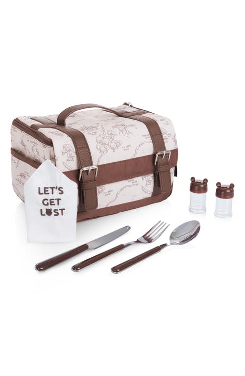 Picnic Time Winnie The Pooh Insulated Cooler Lunch Bag In Beige