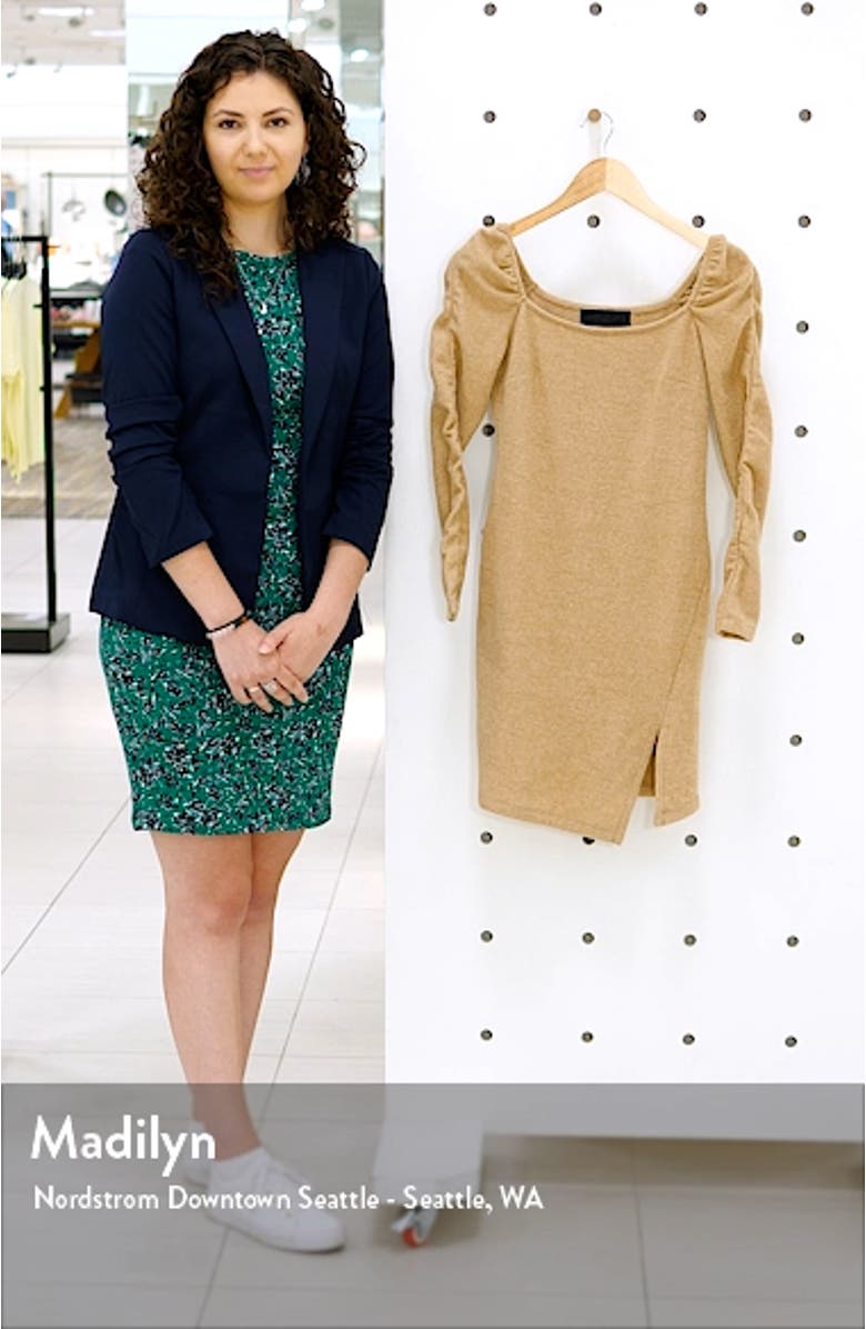 Ruched Long Sleeve Minidress, sales video thumbnail