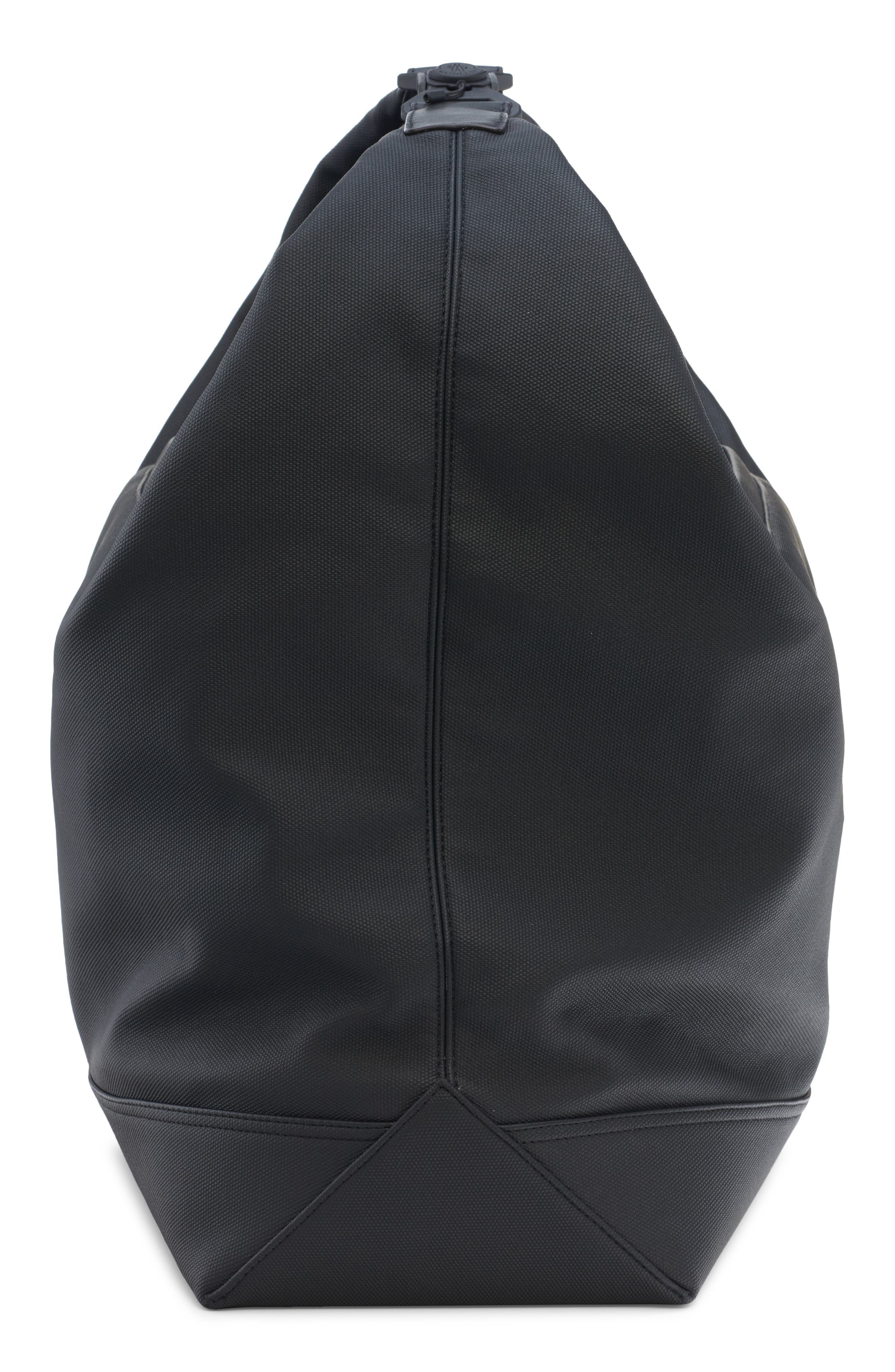 Moncler Nakoa Coated Canvas Tote, Alternate, color, Black