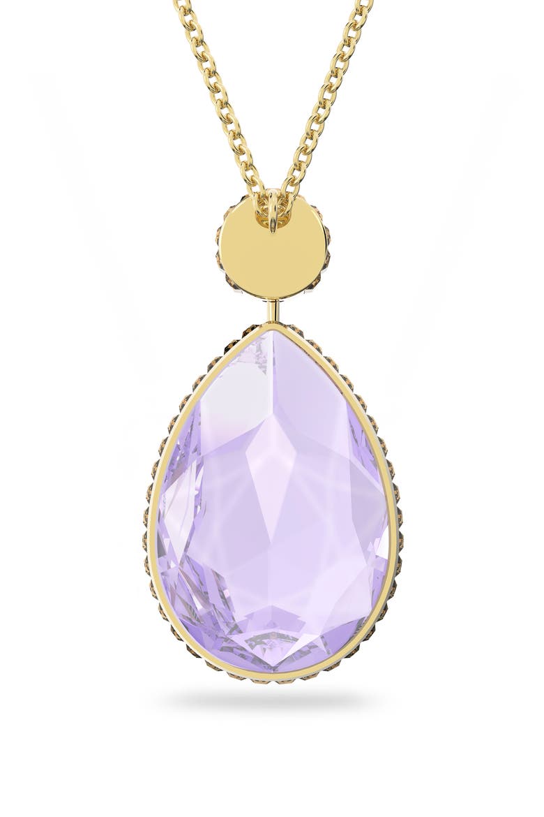 Orbita Crystal Pendant Necklace, Alternate, color, GREEN