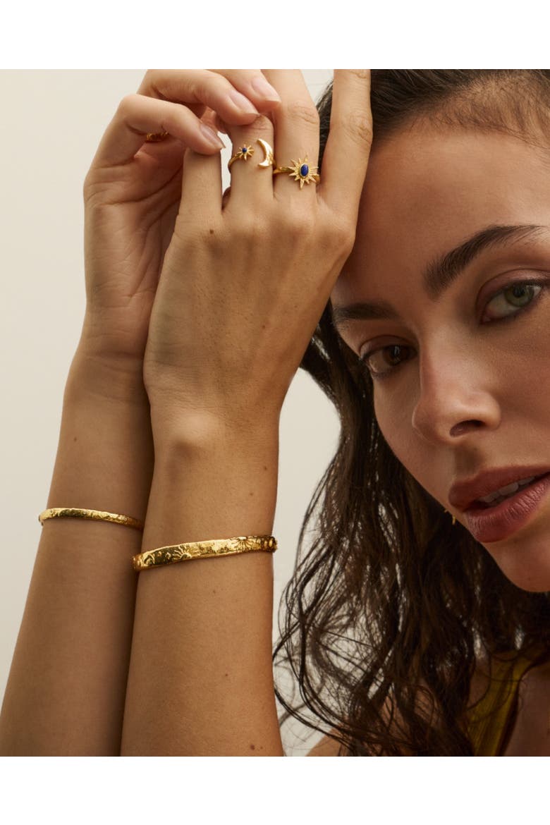 Celestial Cuff Bracelet, Alternate, color, Gold