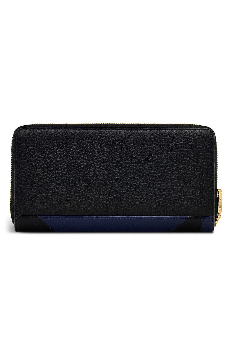 Radley Kensington Place Patchwork Zip Continental Wallet, Alternate, color, Black