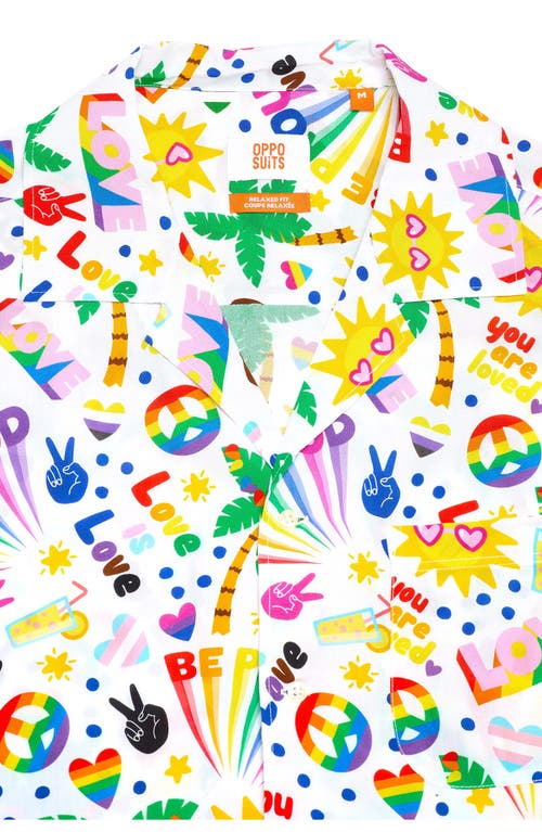 Opposuits Relaxed Fit Tropic Pride Icons Print Camp Shirt