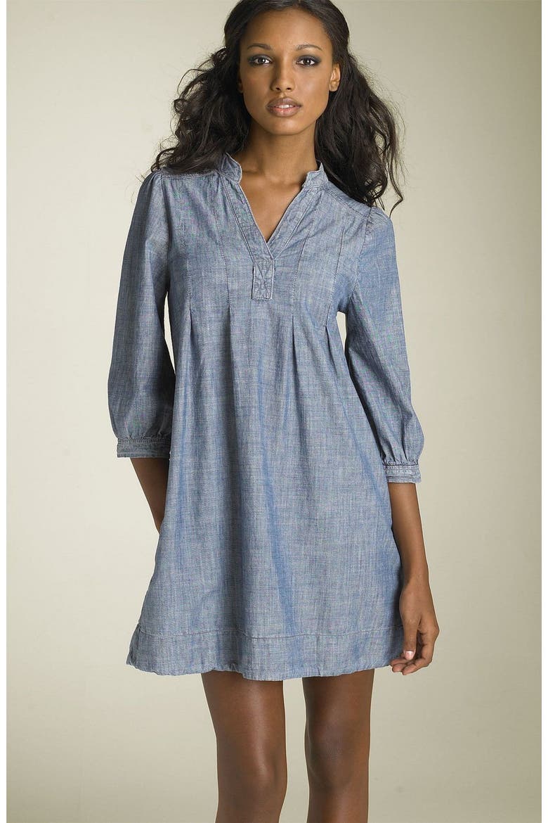 'The Artist' Smock Dress, Main, color, CHAMBRAY