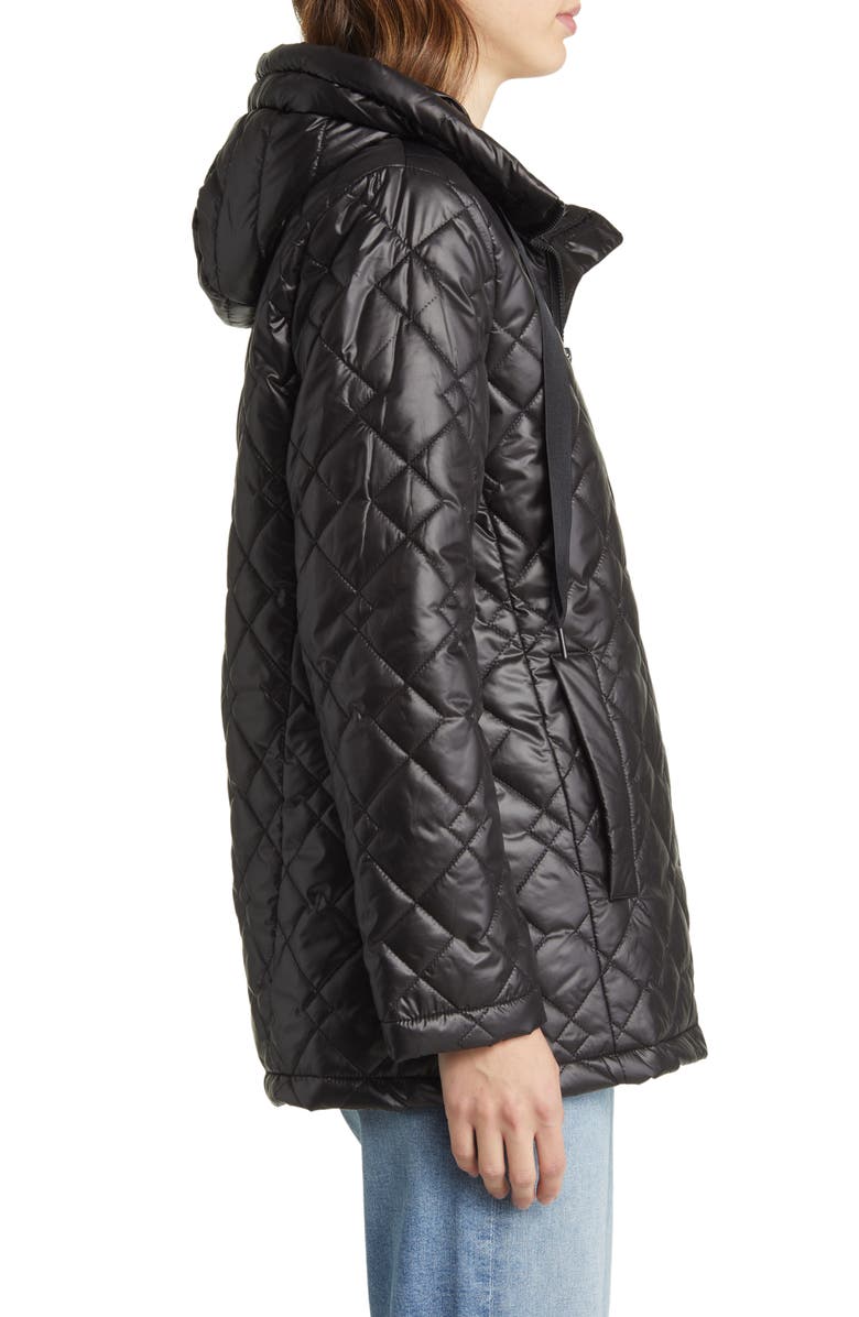 Sam Edelman Hooded Water Repellent Quilted Puffer Jacket, Alternate, color,