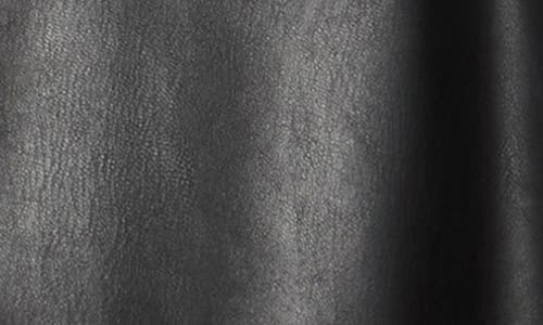 Sanctuary Faux Leather Wide Leg Pants In Black