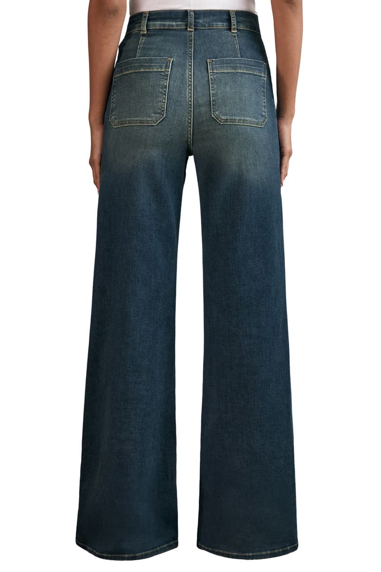 Sakura Flare Jeans, Alternate, color, MID BLUE