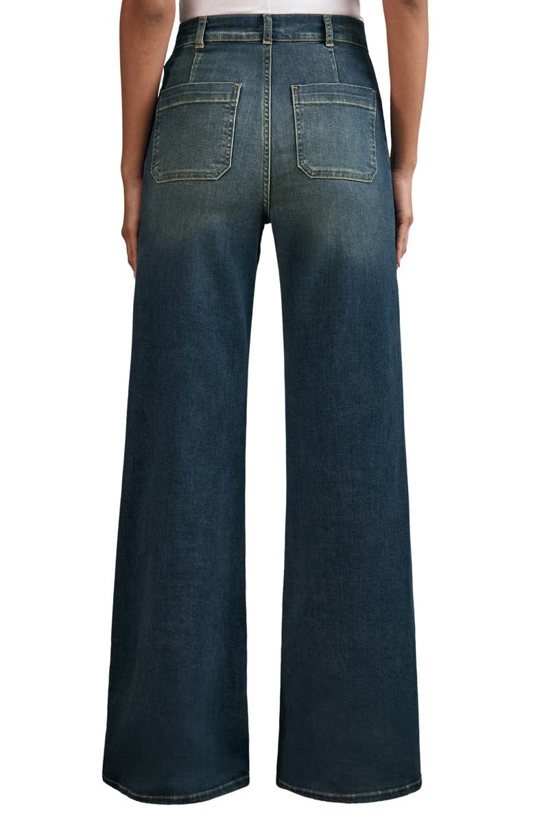 Reiss Sakura Flare Jeans, Alternate, color, Mid Blue