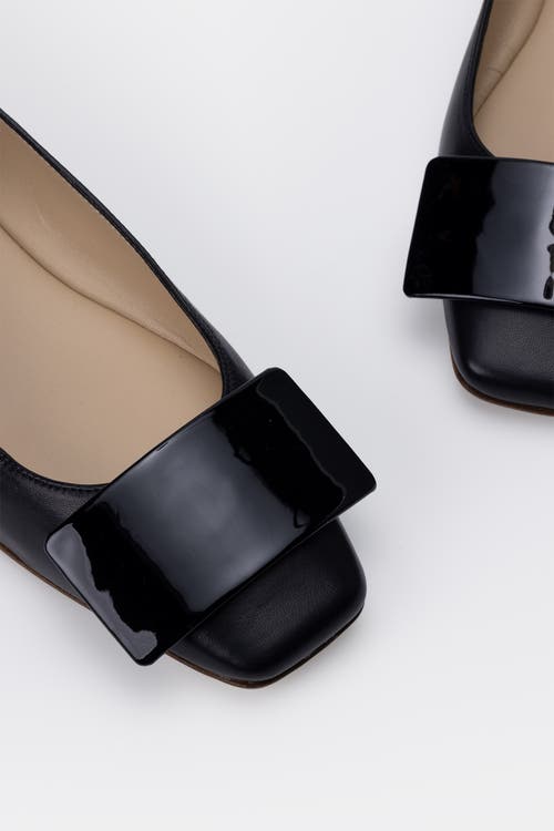 Bells & Becks Emma Ballerina Flat With Tab In Black