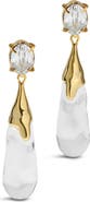 Alexis Bittar Small Bonbon Crystal Lucite® Teardrop Earrings
