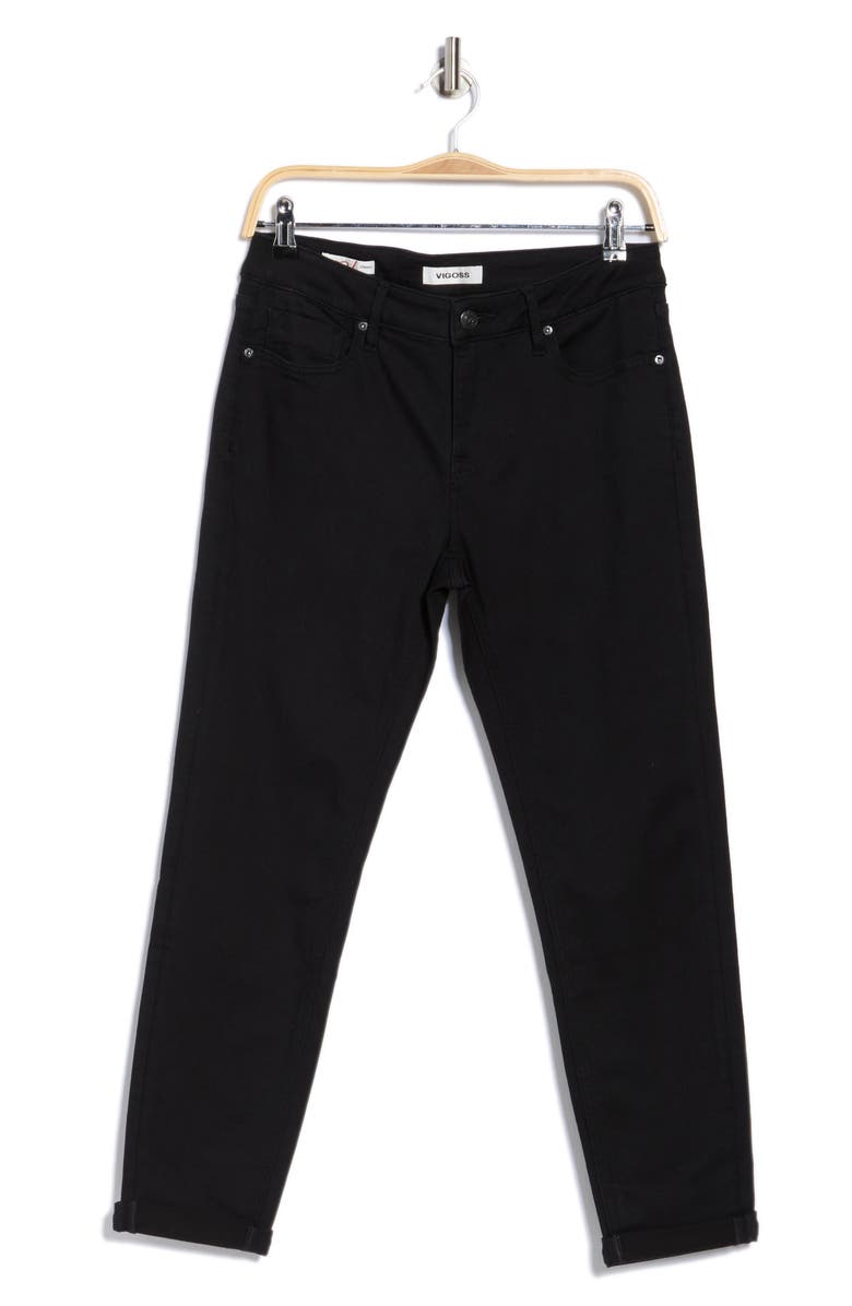 Vigoss Thompson Tomboy Jeans, Alternate, color, Black