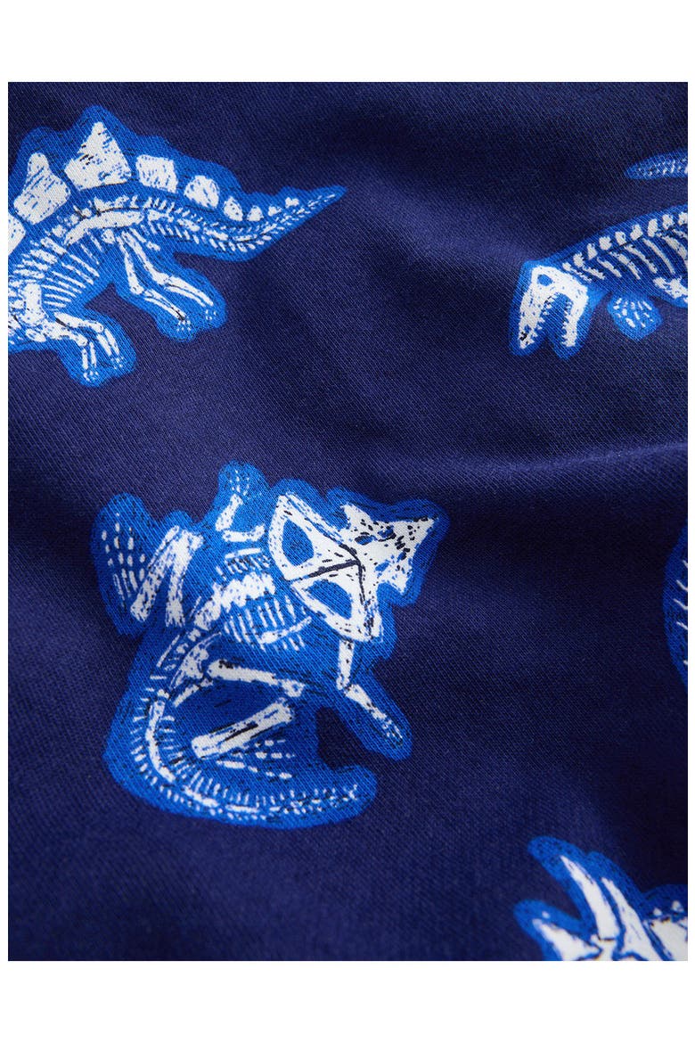 Kids' Glow Dino Printed Sweatshirt, Alternate, color, COLLEGE NAVY DINO